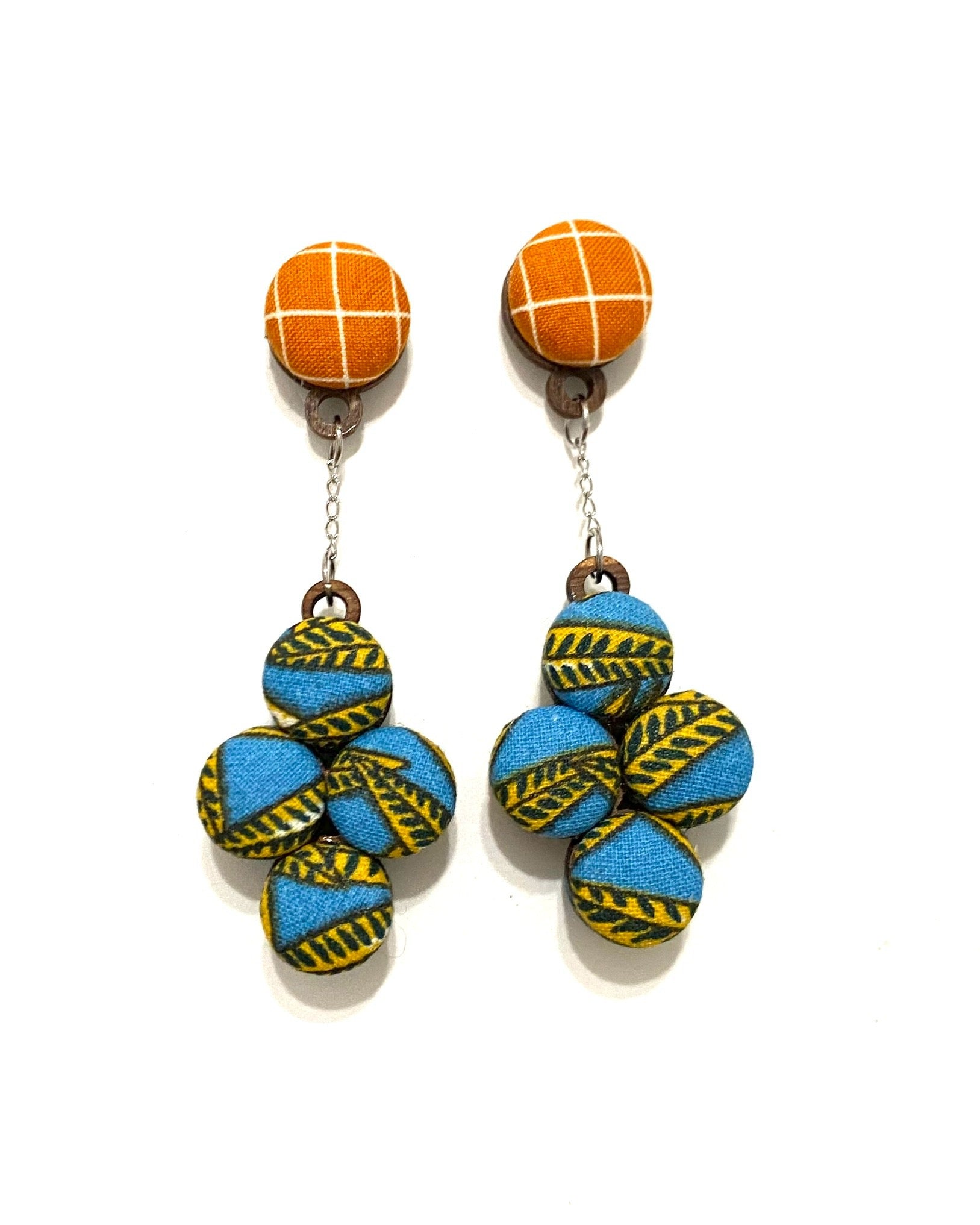 Cluster Earrings- Caramel Sea