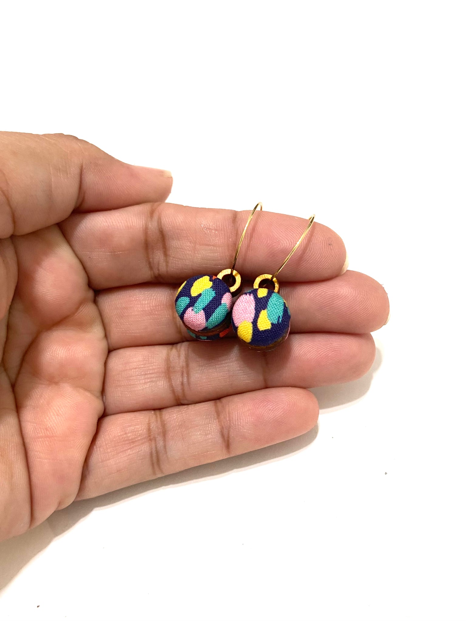 Small Everyday Hoops- Paint Splatter