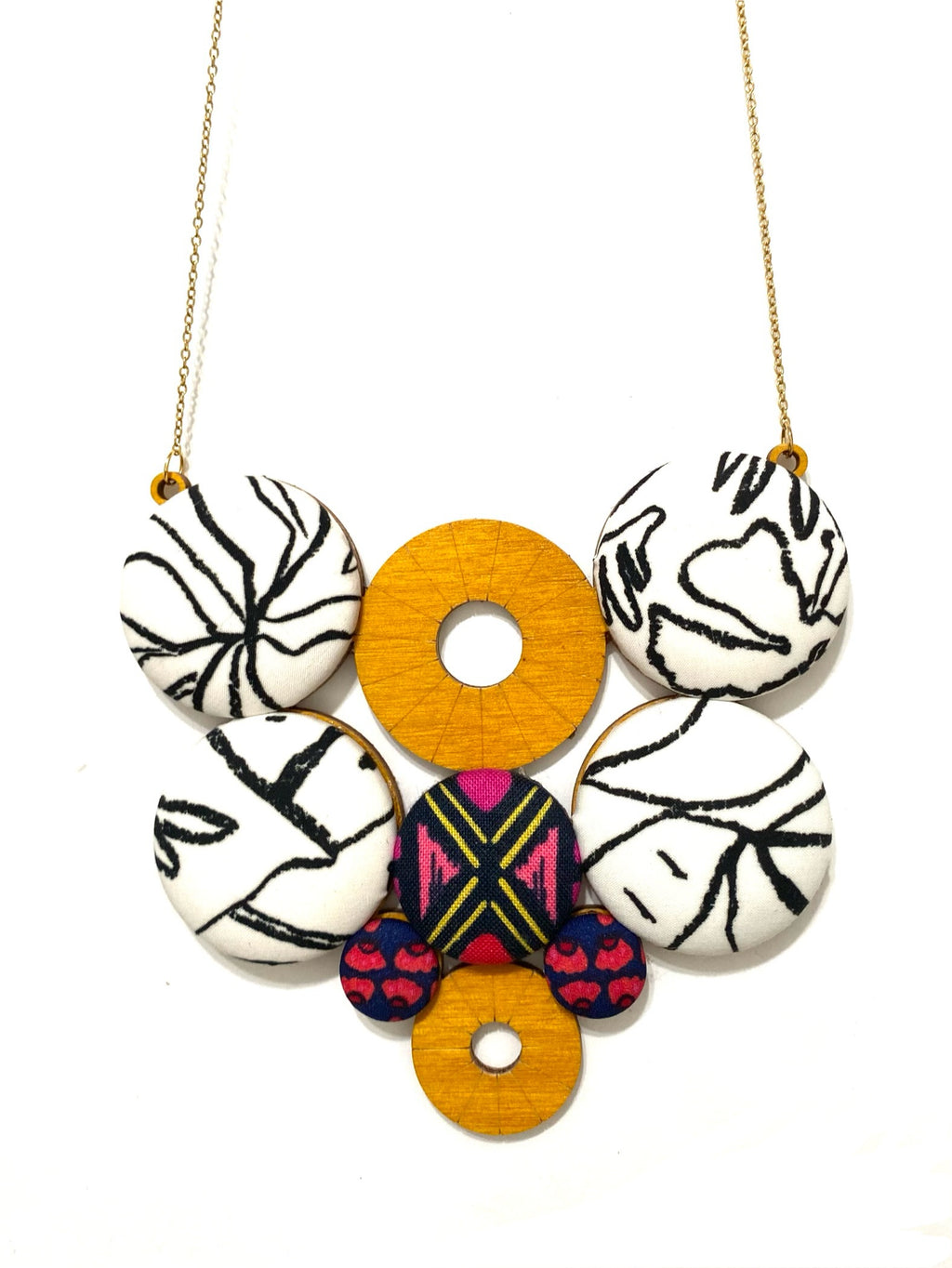 Ciclos Necklace- Yellow- Nómada