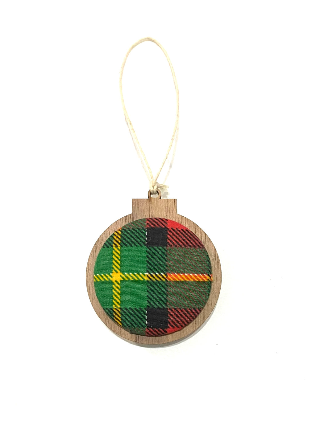 Walnut Wood- Christmas Plaid