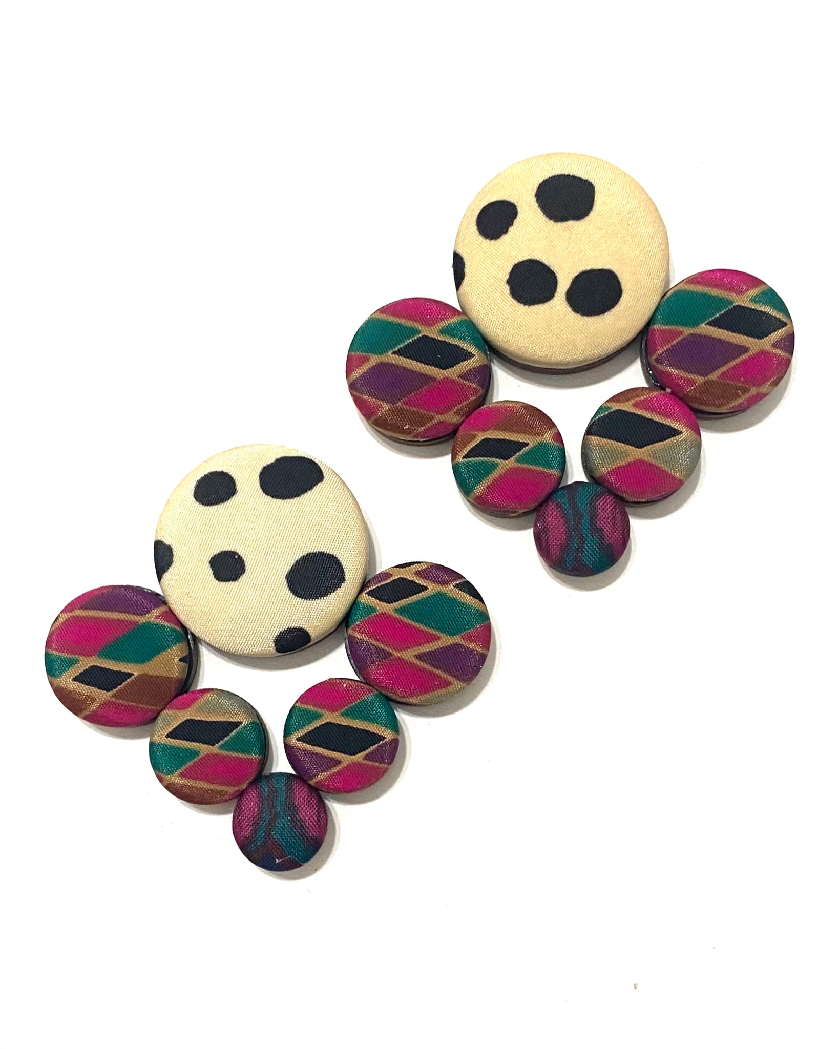 Arrow Earrings- Harlequin