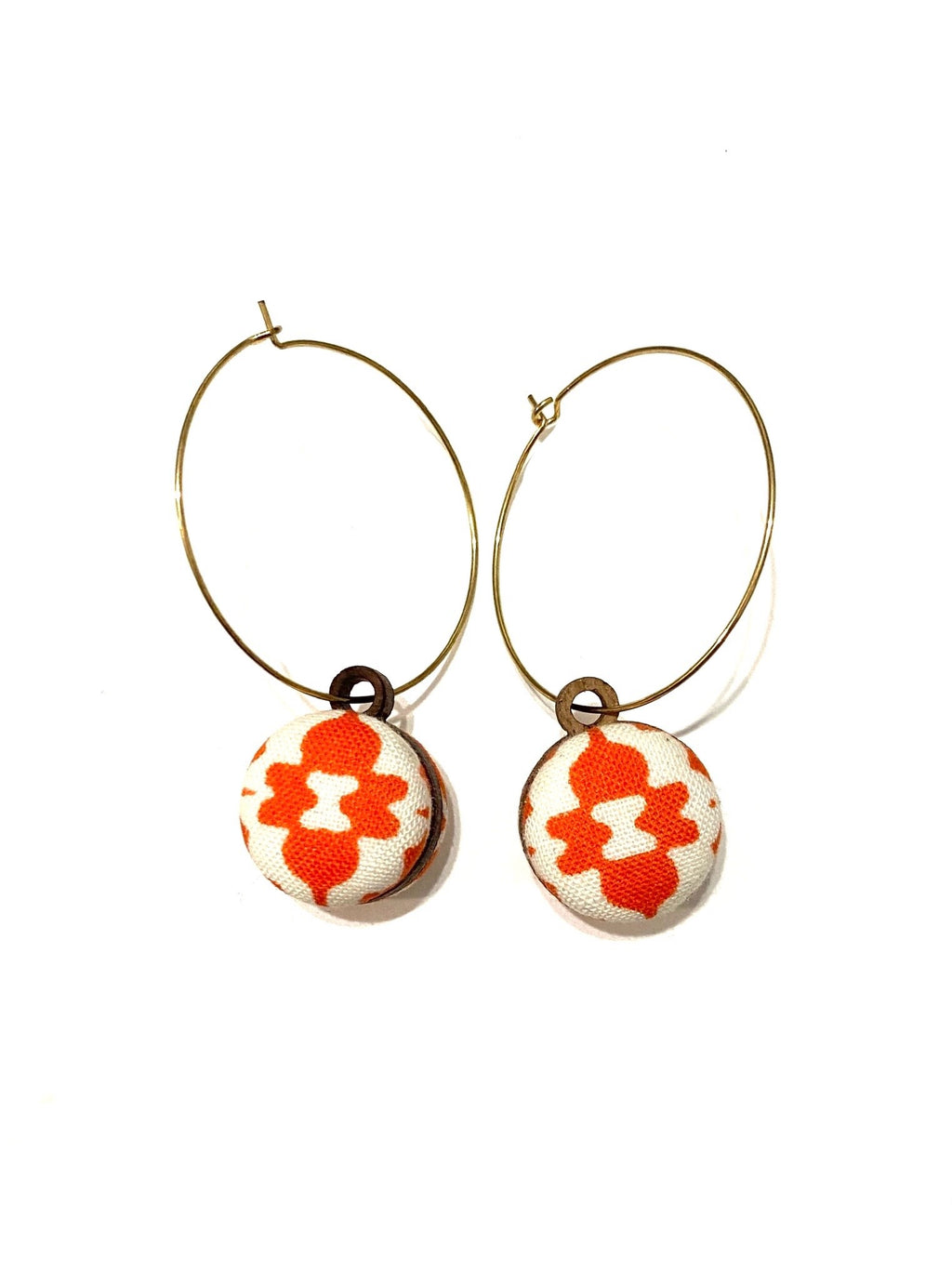 Big Everyday Hoops- Regal Orange