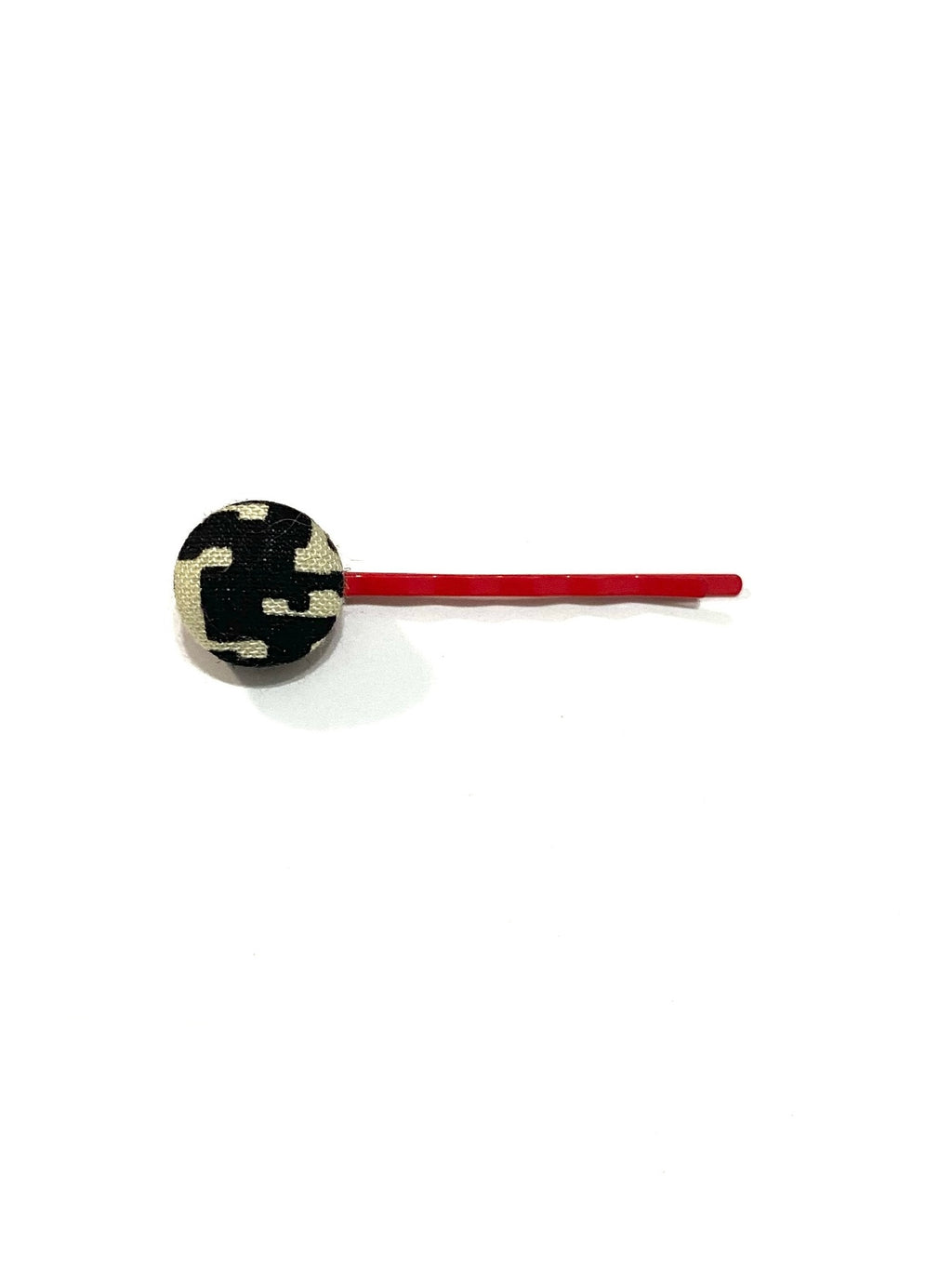 Bobby Pin- Red - Cookies & Cream