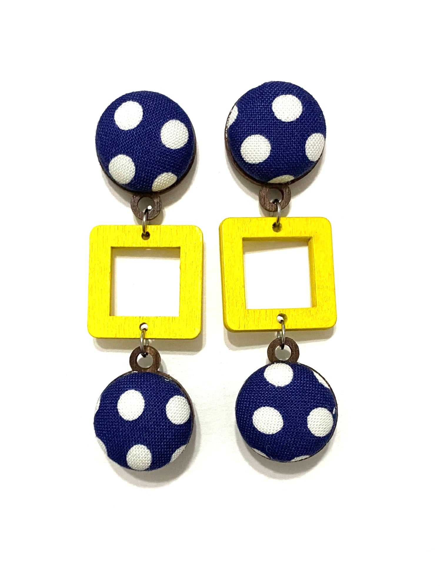 Ventana Earrings- Large- Polkas