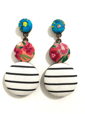 Azucar Earrings- Musical Flowers