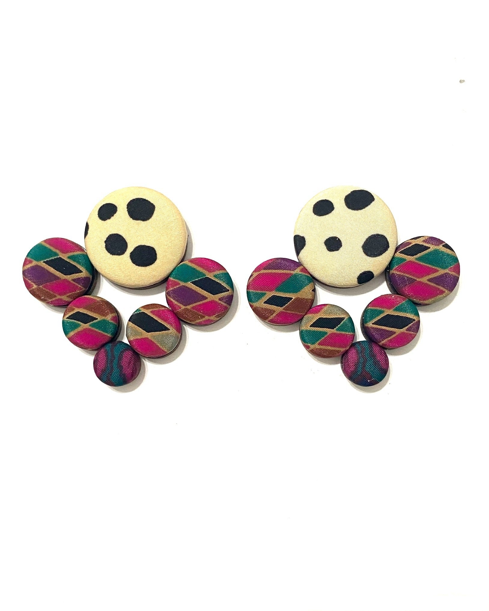 Arrow Earrings- Harlequin