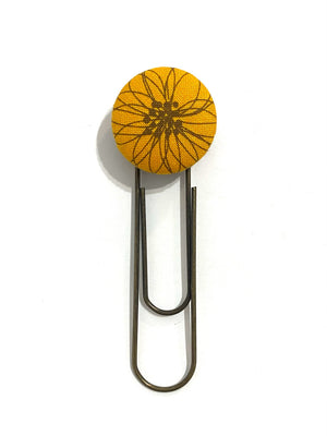 Mustard Flower Bookmark