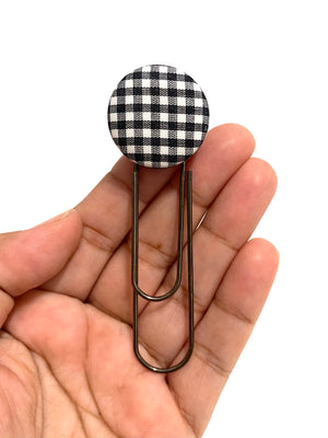 Black Gingham Bookmark
