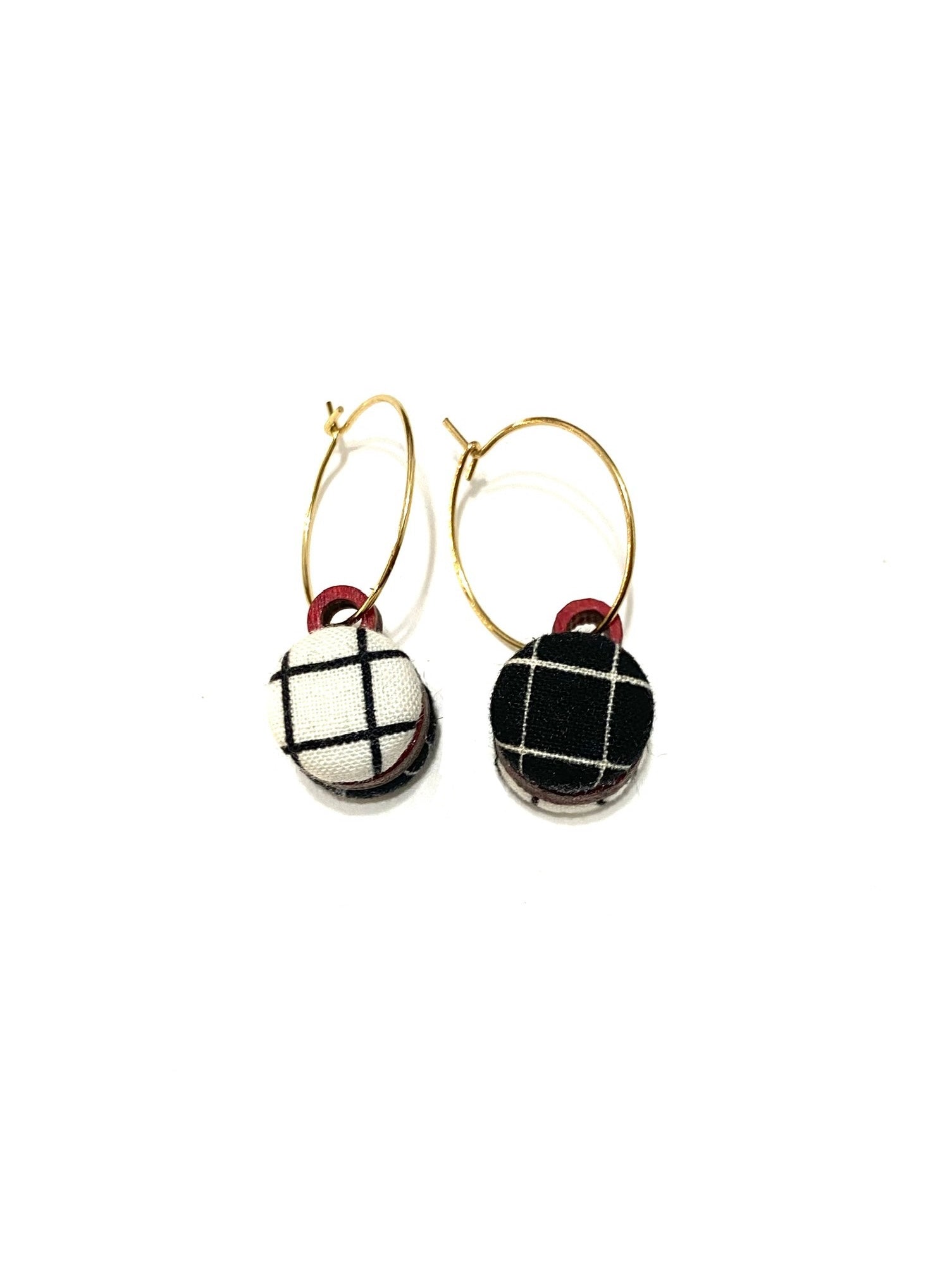 Small Everyday Hoops- Grid (Reversible)