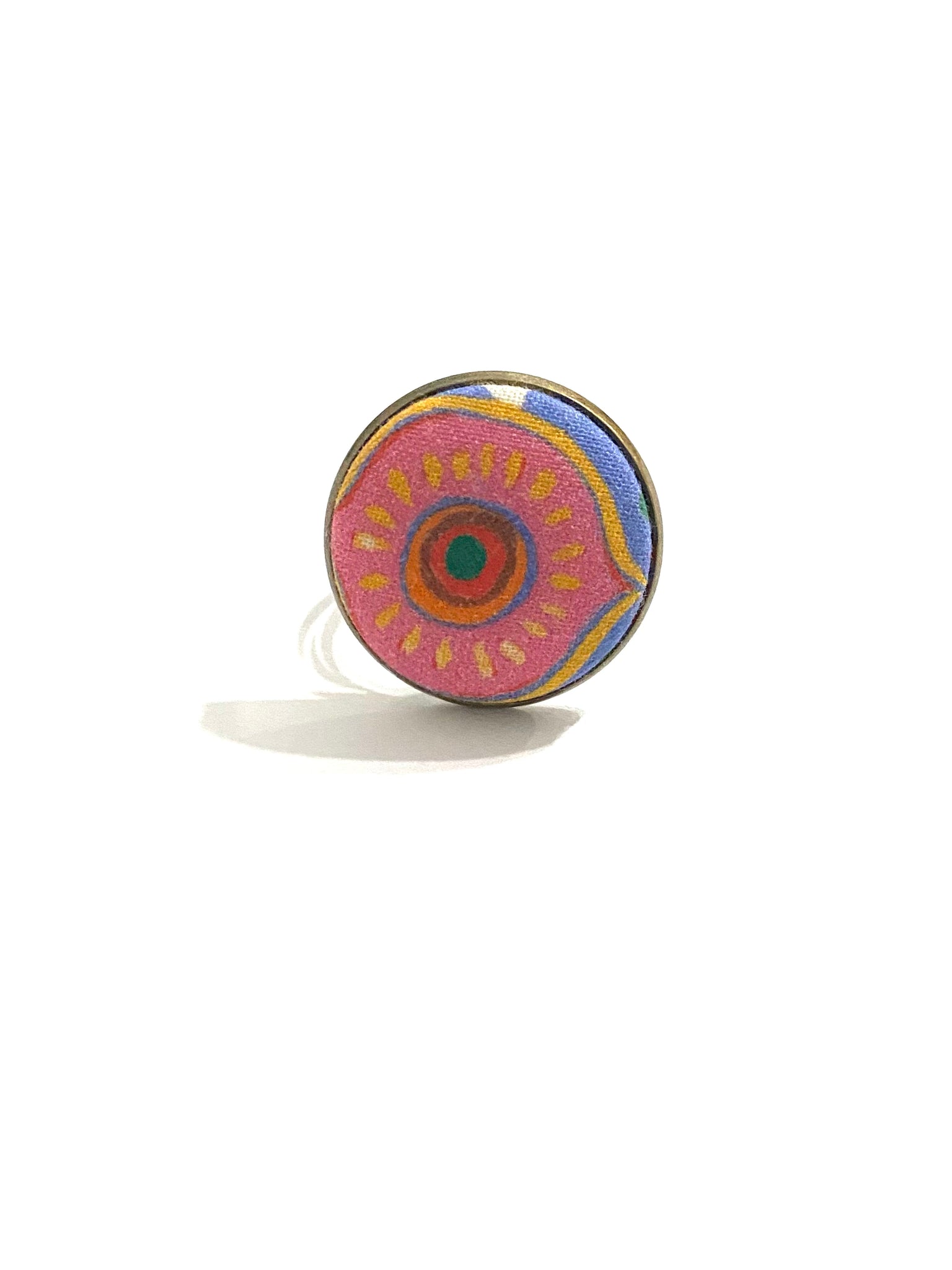 Brass Tone Ring- View