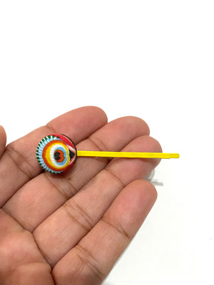 Bobby Pin- Yellow - Peacock