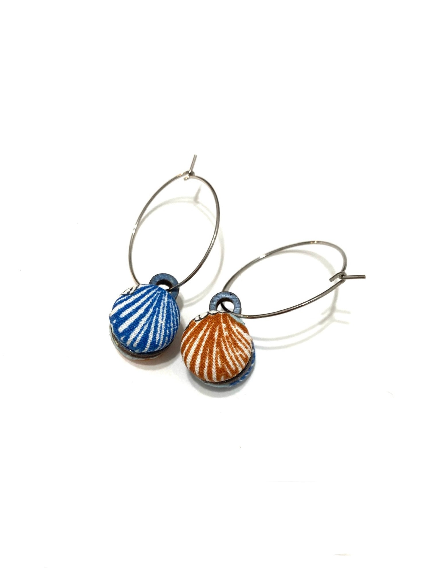 Small Everyday Hoops- Ginko (Reversible)
