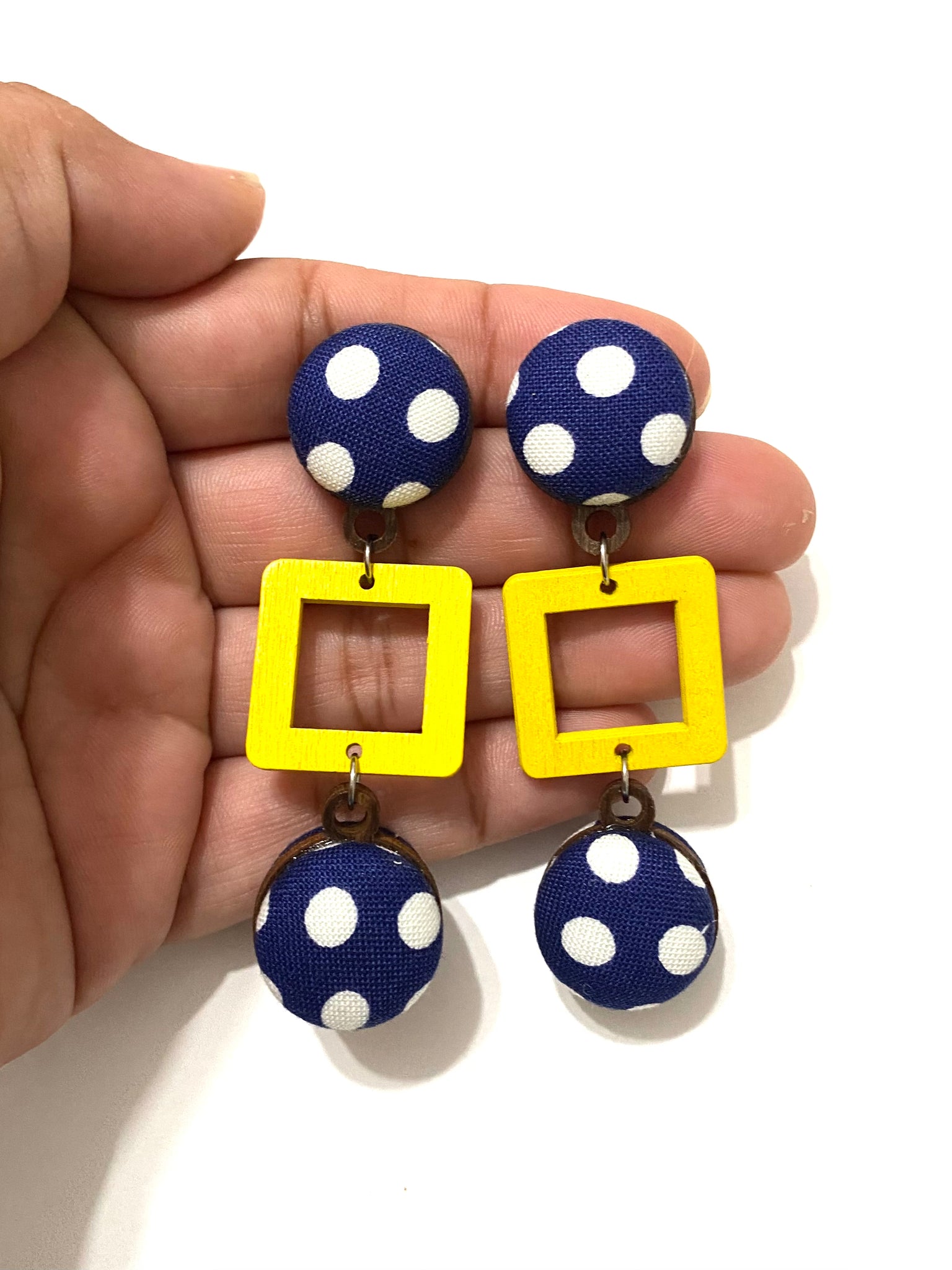 Ventana Earrings- Large- Polkas