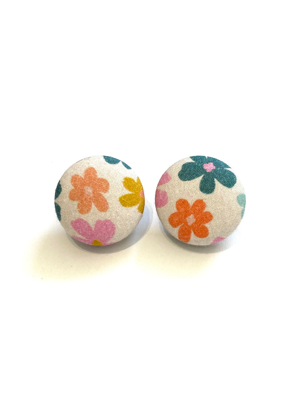 Medium Studs - Groovy Flowers