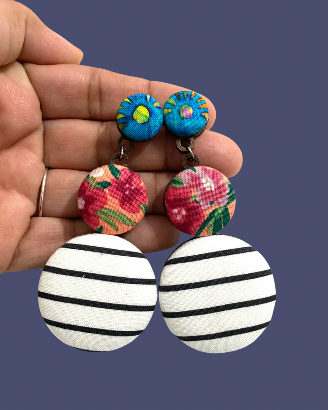Azucar Earrings- Musical Flowers