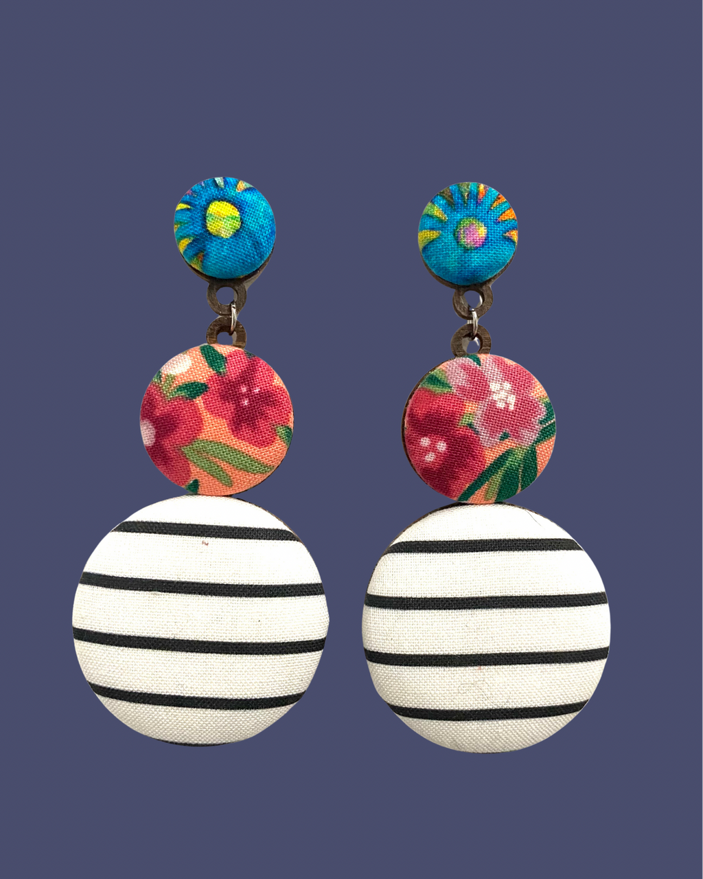 Azucar Earrings- Musical Flowers