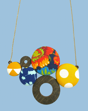 Vine Necklace- Denim- Amazon