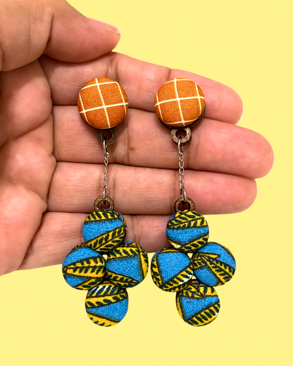 Cluster Earrings- Caramel Sea