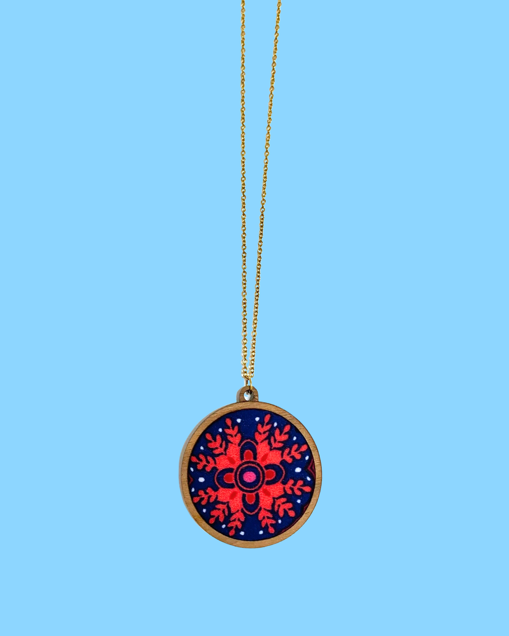 Pendant Necklace- Single- Radial
